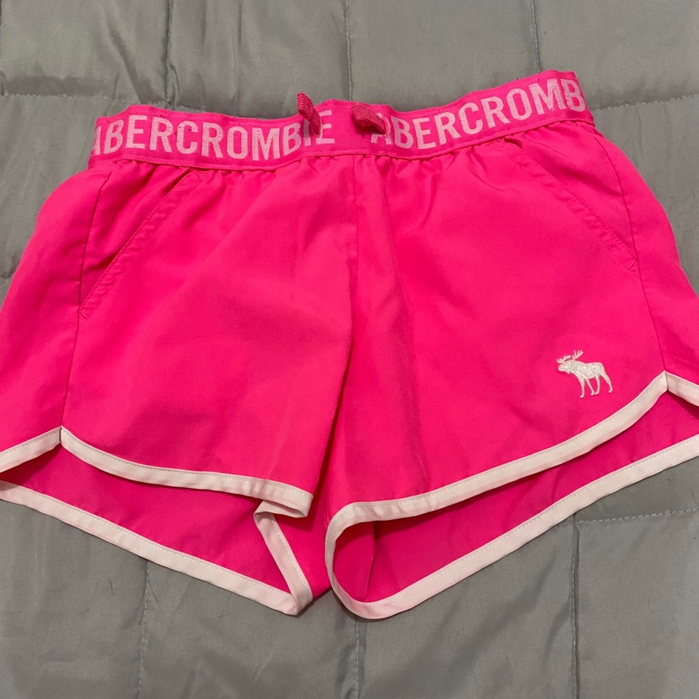 Girls Hot Pink running shorts